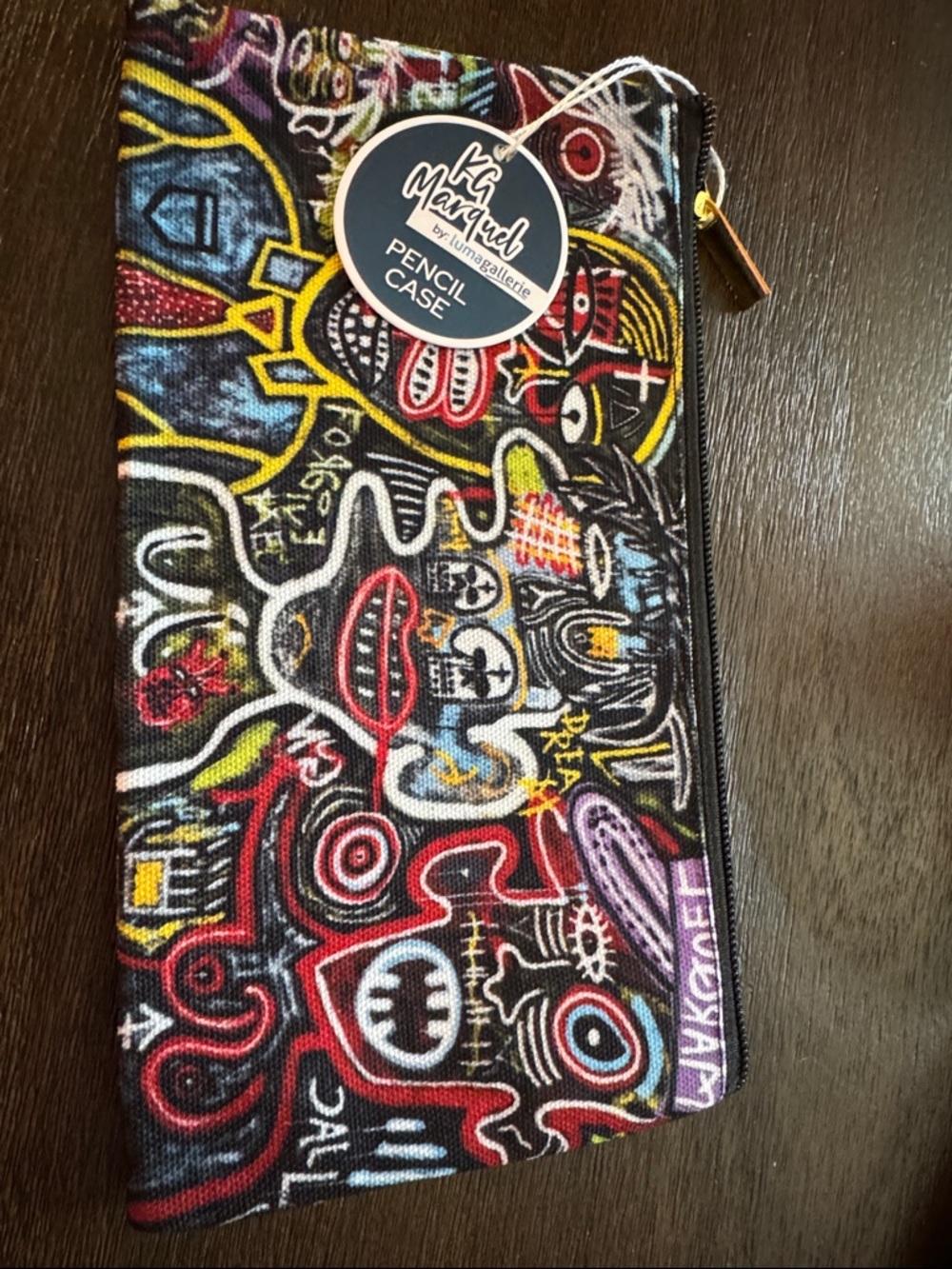Colorful Graffiti Pencil Case Set of 5